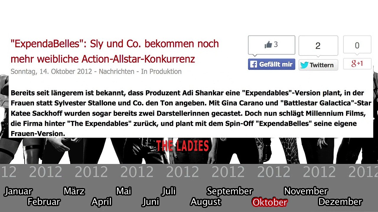 Was bisher geschah... alle wichtigen News zu 'The Expendabelles' auf einen Blick!
