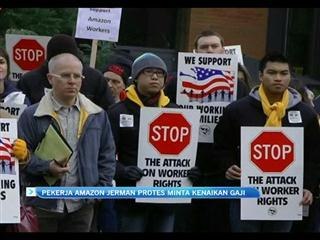 Pekerja Amazon Jerman protes minta kenaikan gaji