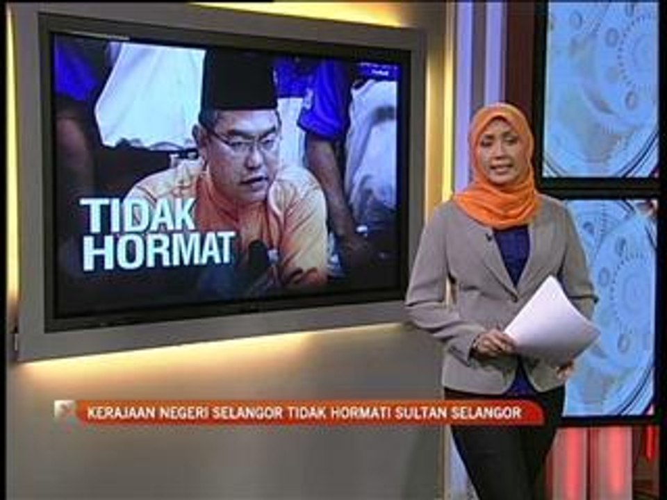 Khalid tidak hormati sultan Selangor