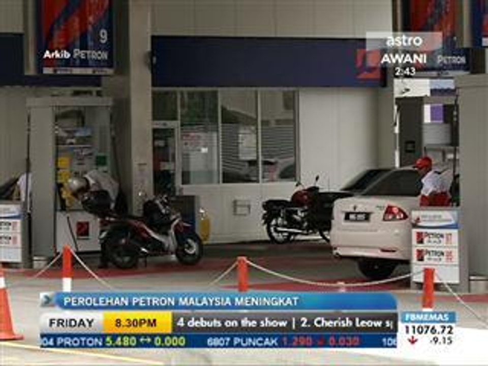Perolehan Petron Malaysia meningkat