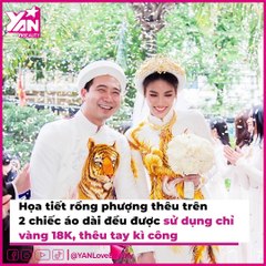 Cô dâu Lan Khuê chiếm spotlight trong dàn sao Việt diện đồ dát vàng | Điện Ảnh Net