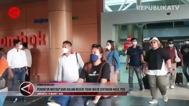 Penonton MotoGP dari Dalam Negeri tak Wajib Tunjukan Hasil Tes PCR