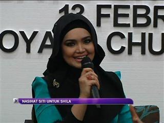 Nasihat Siti Nurhaliza untuk Shila Amzah
