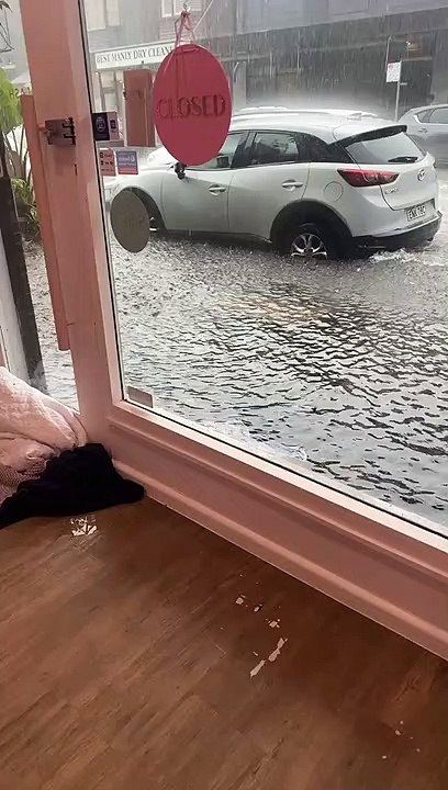 Floodwaters in Beaches Lash Co, Manly | March 8, 2022 | Northern Beaches Review