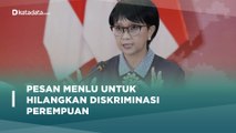 Menlu Retno Marsudi Sebut Jurus Hapus Diskriminasi Perempuan | Katadata Indonesia