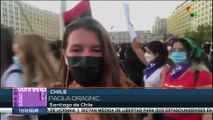 Concentración de mujeres en Chile exige al Gobierno saliente respeto a sus derechos