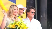 Tom Cruise et Cameron Diaz sur le Tour de France à Bordeaux