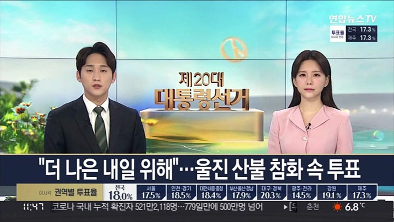 "더 나은 내일 위해"…울진 산불 참화 속 소중한 주권 행사