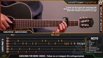 Tutorial finger style guitar song Jujutsu Kaisen - ve Kaikai Kitan