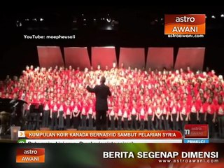 Kumpulan koir Kanada bernasyid sambut pelarian Syria