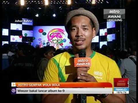 Astro Gempak #OlaBola di Johor Bahru, 8 malam