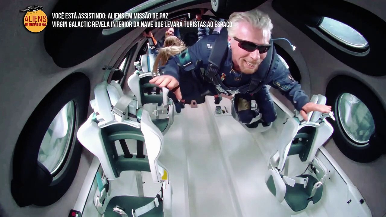 VIRGIN GALACTIC REVELA INTERIOR DA NAVE QUE LEVARÁ TURISTAS AO ESPAÇO 2022