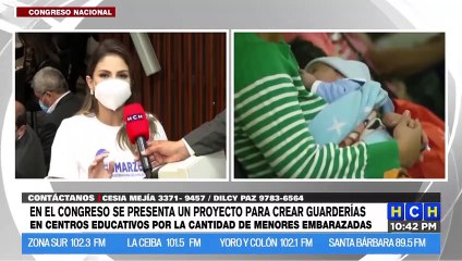 Presentan proyecto de ley para crear guarderías en centros educativos para madres adolescentes