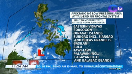 Weather update as of 11:27 a.m. (March 9, 2022) | BT