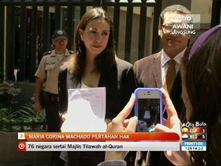 Maria Corina Machado pertahan hak