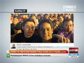 Tweet KJ jadi kisah demam piala dunia 2014 paling lucu