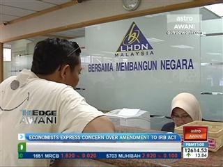 Economists express concern over amendment to IRB Act