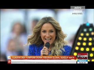 Claudia jadi tumpuan dunia hiburan global sekelip mata