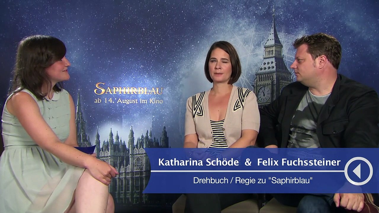 FILMSTARTS-Interview zu 'Saphirblau' mit Maria Ehrich, Katharina Schöde, Felix Fuchssteiner und Jannis Niewöhner