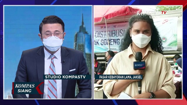 Sidak Pasar Kebayoran Lama, Mendag Temukan Pedagang Masih Jual Minyak Goreng Mahal