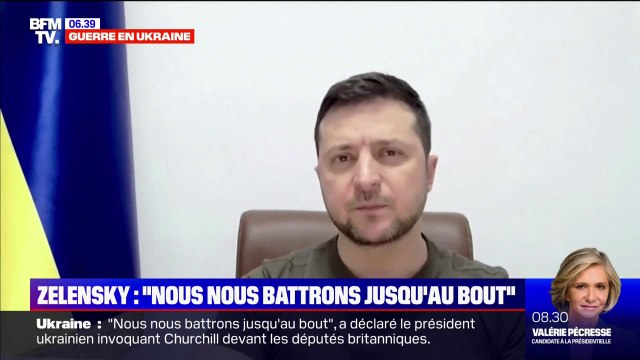Nous nous battrons jusqu'au bout : la détermination de Volodymyr Zelensky devant les députés britanniques