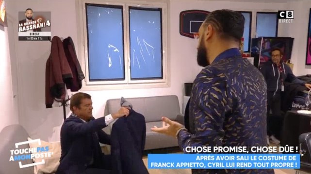Cyril Hanouna piège Franck Appietto avec du chocolat