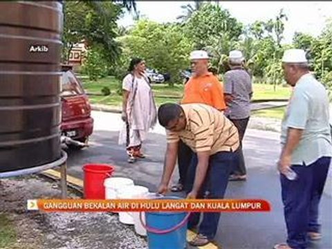 Gangguan bekalan air di Hulu Langat & KL