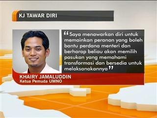 Khairy Jamaluddin tawar diri bantu PM