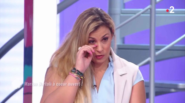 Marion Bartoli en larmes chez Sophie Davant