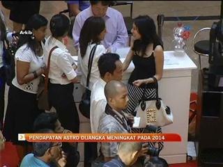 Pendapatan Astro dijangka meningkat pada 2014