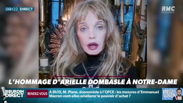 Zapping du 23/04 : L’hommage décalé d’Arielle Dombasle à Notre-Dame-de-Paris
