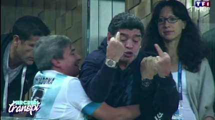 Zapping du 28/06 : Le show ridicule de Diego Maradona