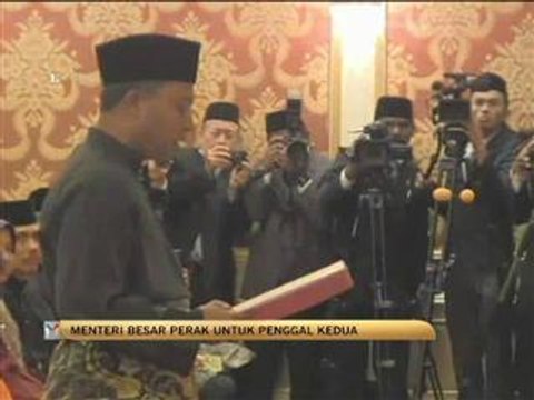 Menteri Besar Perak untuk penggal kedua
