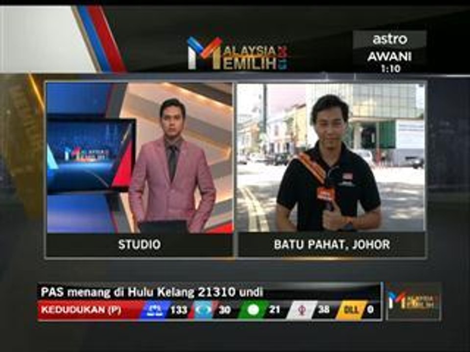 Laporan terkini PRU13: Johor Bahru, Johor