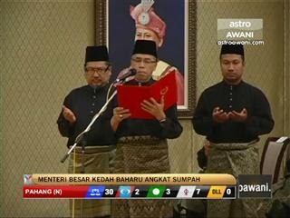 Mukhriz angkat sumpah sebagai MB Kedah