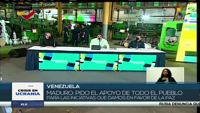 Presidente Nicolás Maduro convoca al pueblo venezolano a apoyar la paz en la región