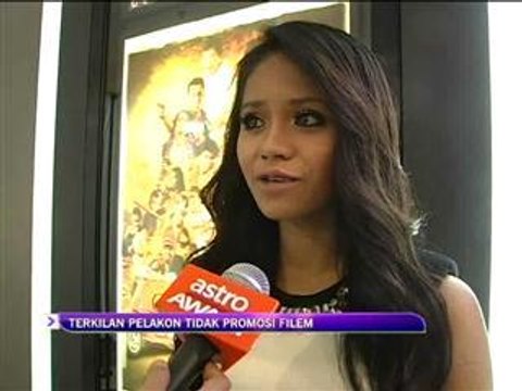 Terkilan pelakon tidak promosi filem