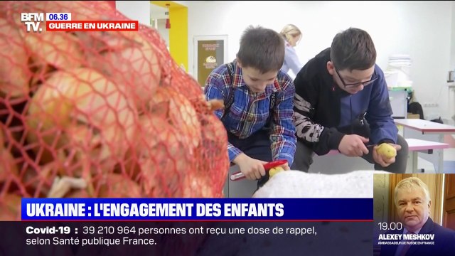 À Lviv, des enfants préparent des repas aux soldats ukrainiens