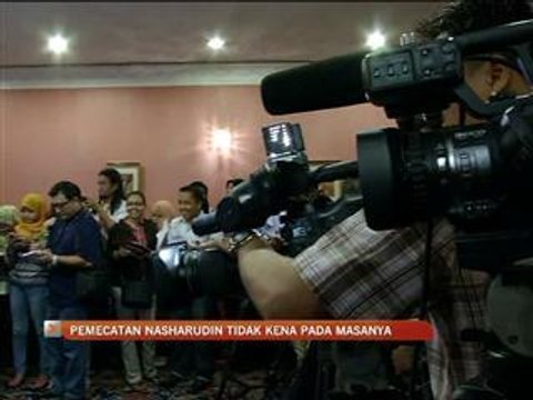 Pemecatan Nasharudin tidak kena masa