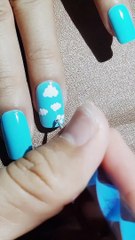 DIY Nail Art How to make cloud very easy and simple |Inner Beauty Nail Care|