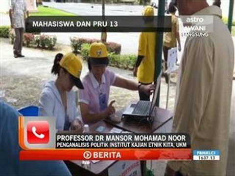 Mahasiswa dan PRU 13