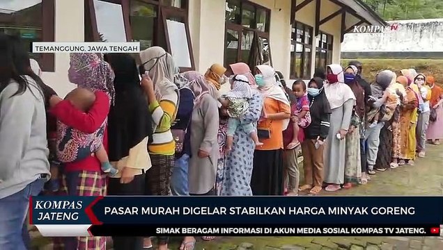 Pasar Murah Digelar Stabilkan Harga Minyak Goreng
