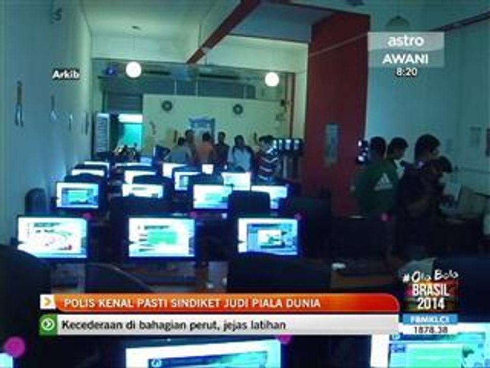 Polis kenal pasti sindiket judi Piala Dunia
