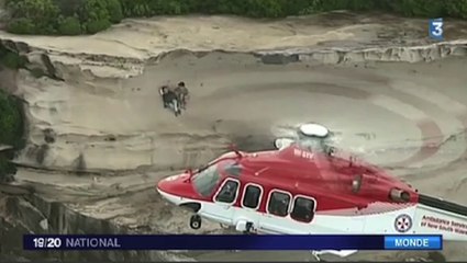 Le zapping du 10/11 : Australie : 2 touristes coincés sur une falaise menaçant de s’effondrer