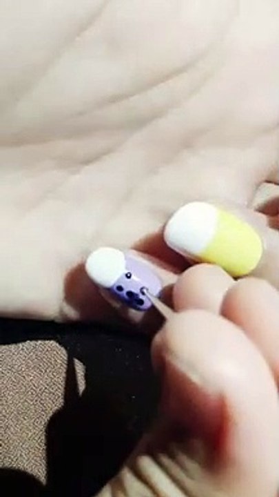 How To make shoes nail art |Short version|