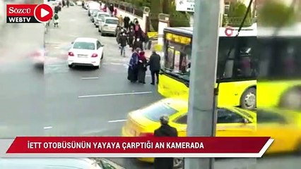 Télécharger la video: İETT otobüsünün yayaya çarptığı an kamerada