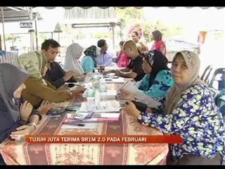 Tujuh juta terima bantuan BR1M 2.0