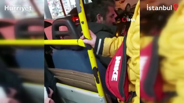 Avcılar’da engelli çocuğuyla minibüse binen kadına, şoförden 'pes' dedirten sözler