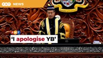 Speaker apologises for oversight after allowing Najib more time to explain 1MDB remarks