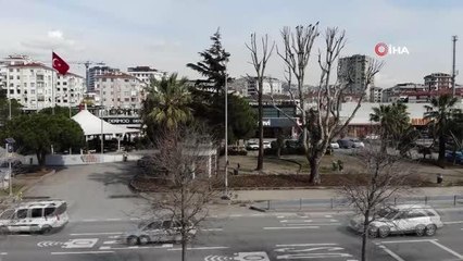 Maltepe'de otopark alanında kalan Bakireler Tapınağı böyle görüntülendi